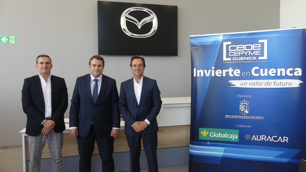INVIERTE EN CUENCA SEÑALA LA LLEGADA DE MAZDA A CUENCA DE LA MANO DE AURACAR