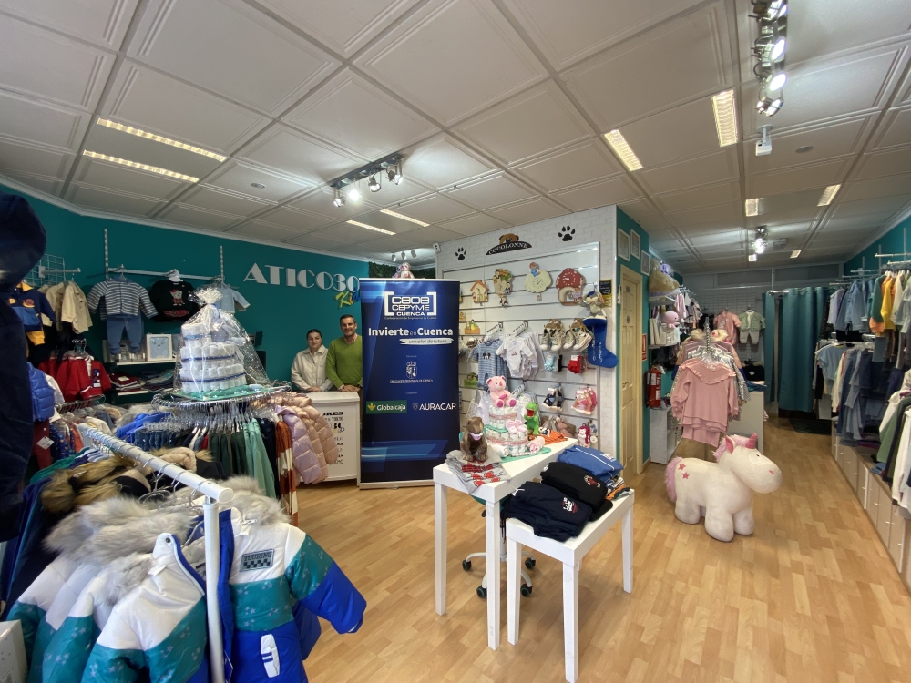 INVIERTE EN CUENCA COLABORA CON LA PUESTA EN MARCHA DEL COMERCIO ÁTICO 30 KIDS EN TARANCÓN