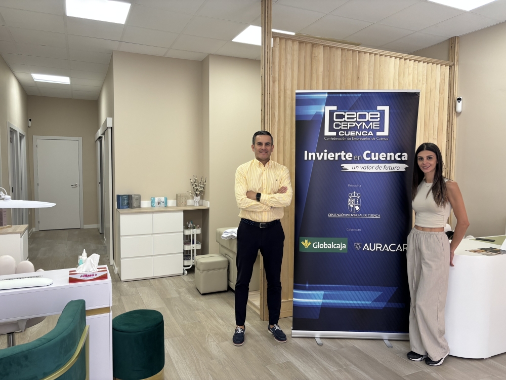 INVIERTE EN CUENCA APOYA LA APERTURA DE LUCÍA NAVARRO ESTÉTICA AVANZADA EN TARANCÓN
