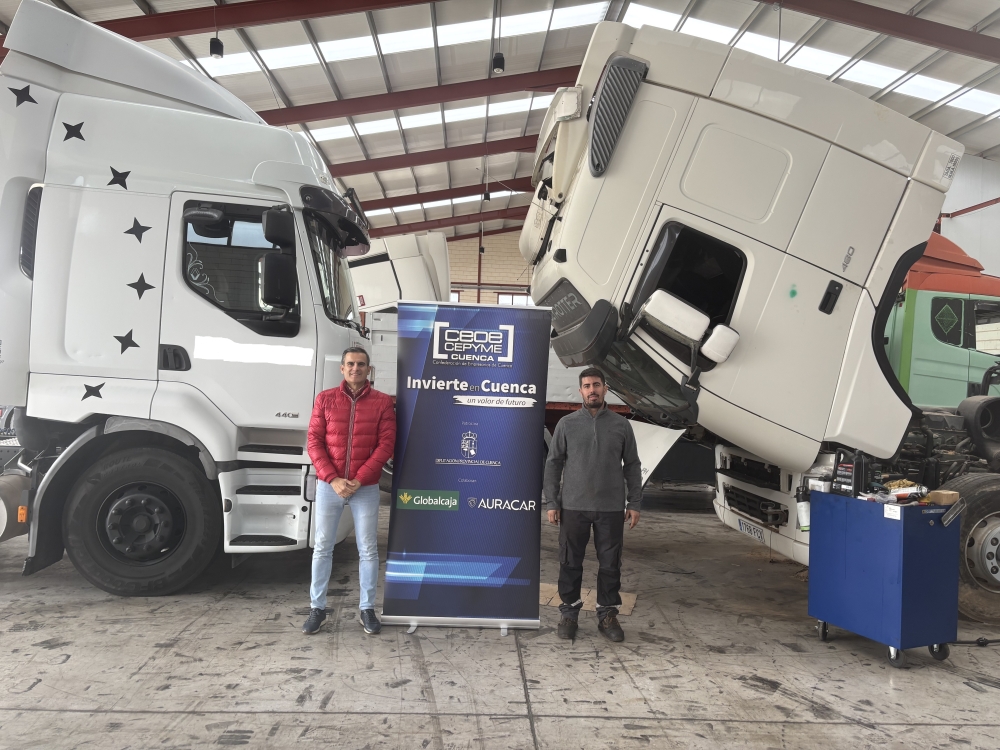 INVIERTE EN CUENCA APOYA LA APUESTA POR EL TALLER DE VEHÍCULOS INDUSTRIALES MADA-TRUCK EN MOTILLA DEL PALANCAR