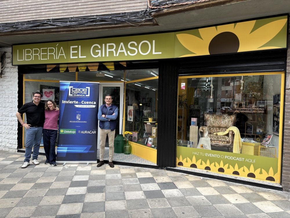 INVIERTE EN CUENCA OFRECE SU ASESORAMIENTO A LA LIBRERÍA EL GIRASOL, DE RECIENTE APERTURA