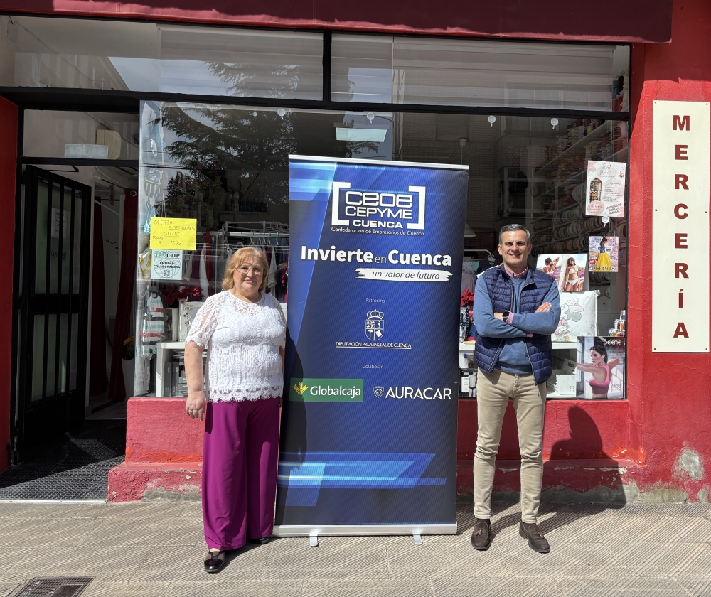 INVIERTE EN CUENCA ACOMPAÑA A MARIBEL EN EL PROYECTO DE SU MERCERÍA EN REYES CATÓLICOS