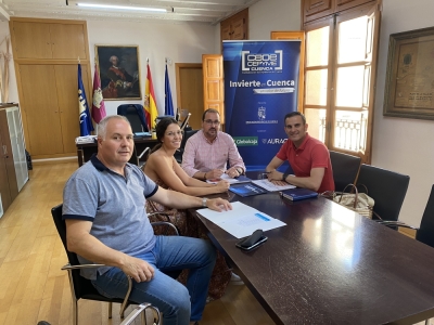 INVIERTE EN CUENCA MANTIENE UNA REUNIÓN CON EL NUEVO ALCALDE DE SAN CLEMENTE PARA ATRAER A MÁS EMPRESAS