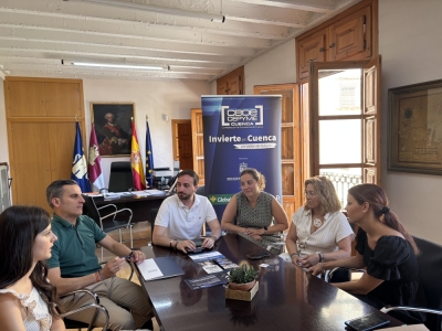 INVIERTE EN CUENCA SE REÚNE CON EL ALCALDE DE SAN CLEMENTE PARA IMPULSAR LA ATRACCIÓN DE EMPRESAS