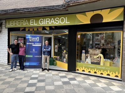 INVIERTE EN CUENCA OFRECE SU ASESORAMIENTO A LA LIBRERÍA EL GIRASOL, DE RECIENTE APERTURA